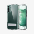 ACS03979 - Galaxy S22 Plus 5G Case Slim Armor Essential S in crystal clear showing the back and front