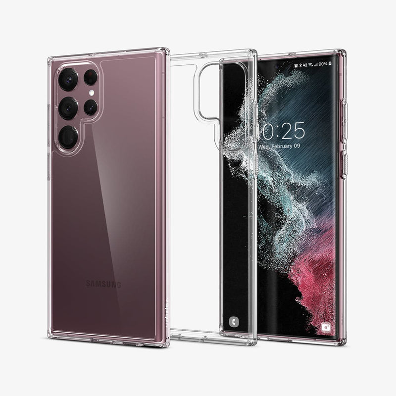 Funda Spigen Ultra Hybrid Galaxy S23 Ultra Rose Cristal Case - ✓