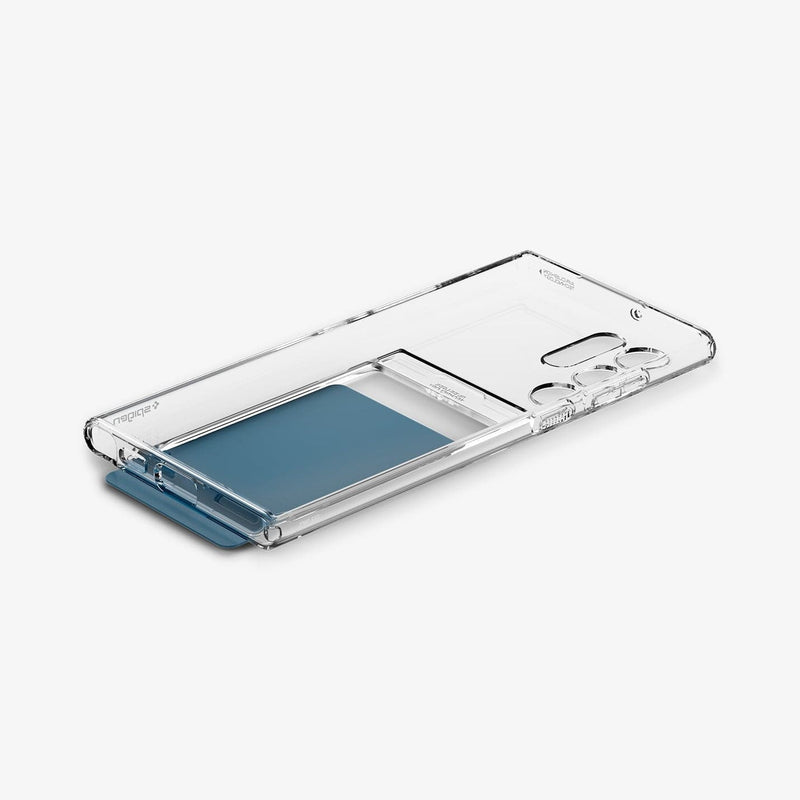 ACS03929 - Galaxy S22 Ultra 5G Case Crystal Slot Dual in crystal clear showing the inside of the case