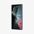 AFL04137 - Galaxy S22 Ultra 5G Screen Protector Neo Flex applied on the front device screen angled