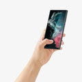 AFL04137 - Galaxy S22 Ultra 5G Screen Protector Neo Flex shown on phone being held in person's hand