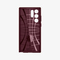 ACS04382 - Galaxy S22 Ultra 5G Case Neo Hybrid in burgundy showing the inside of case