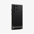 ACS03926 - Galaxy S22 Ultra 5G Case Neo Hybrid in gunmetal showing the back and partial side