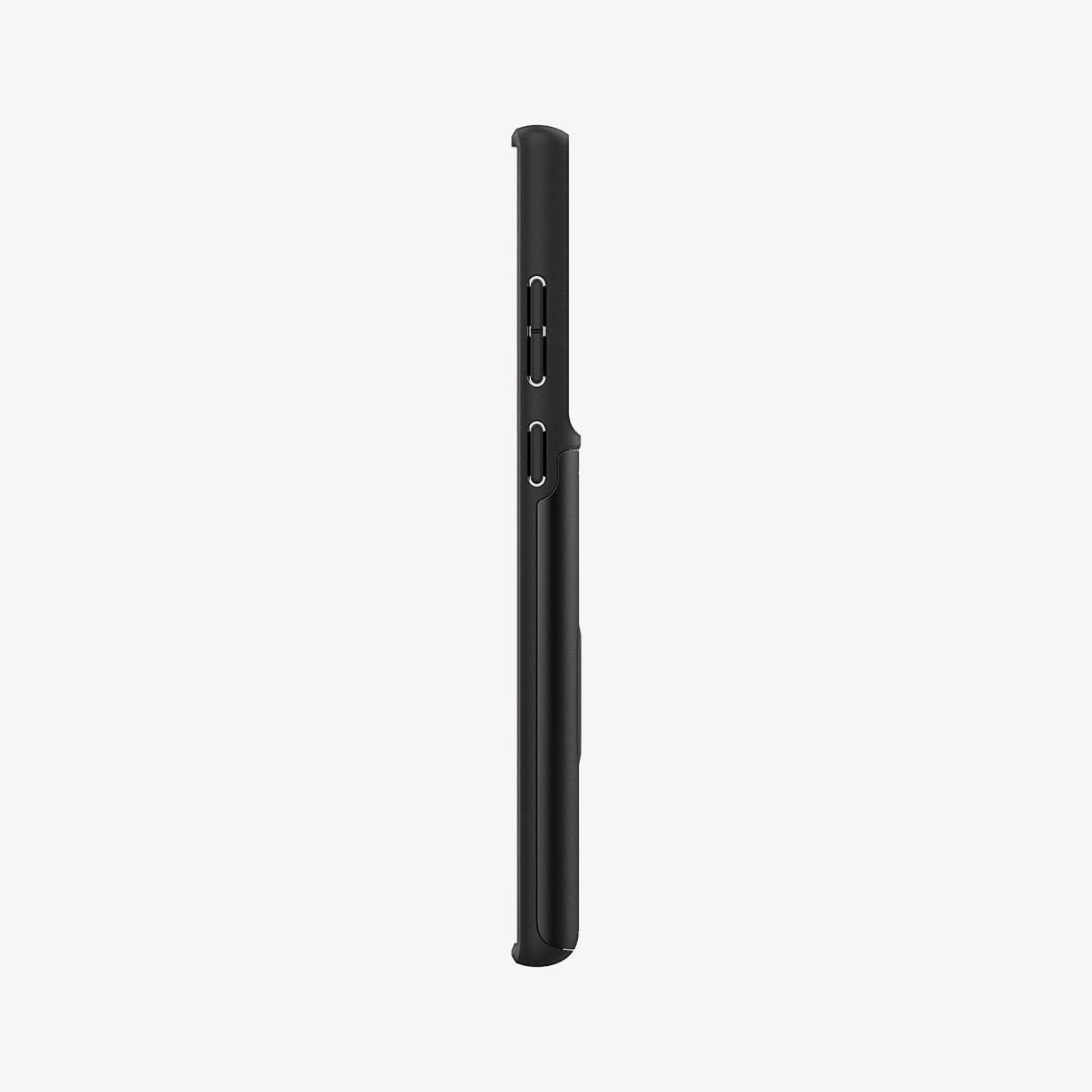 ACS03927 - Galaxy S22 Ultra 5G Case Slim Armor CS in black showing the side with volume controls