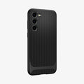ACS05721 - Galaxy S23 Case Neo Hybrid in black showing the back and partial side