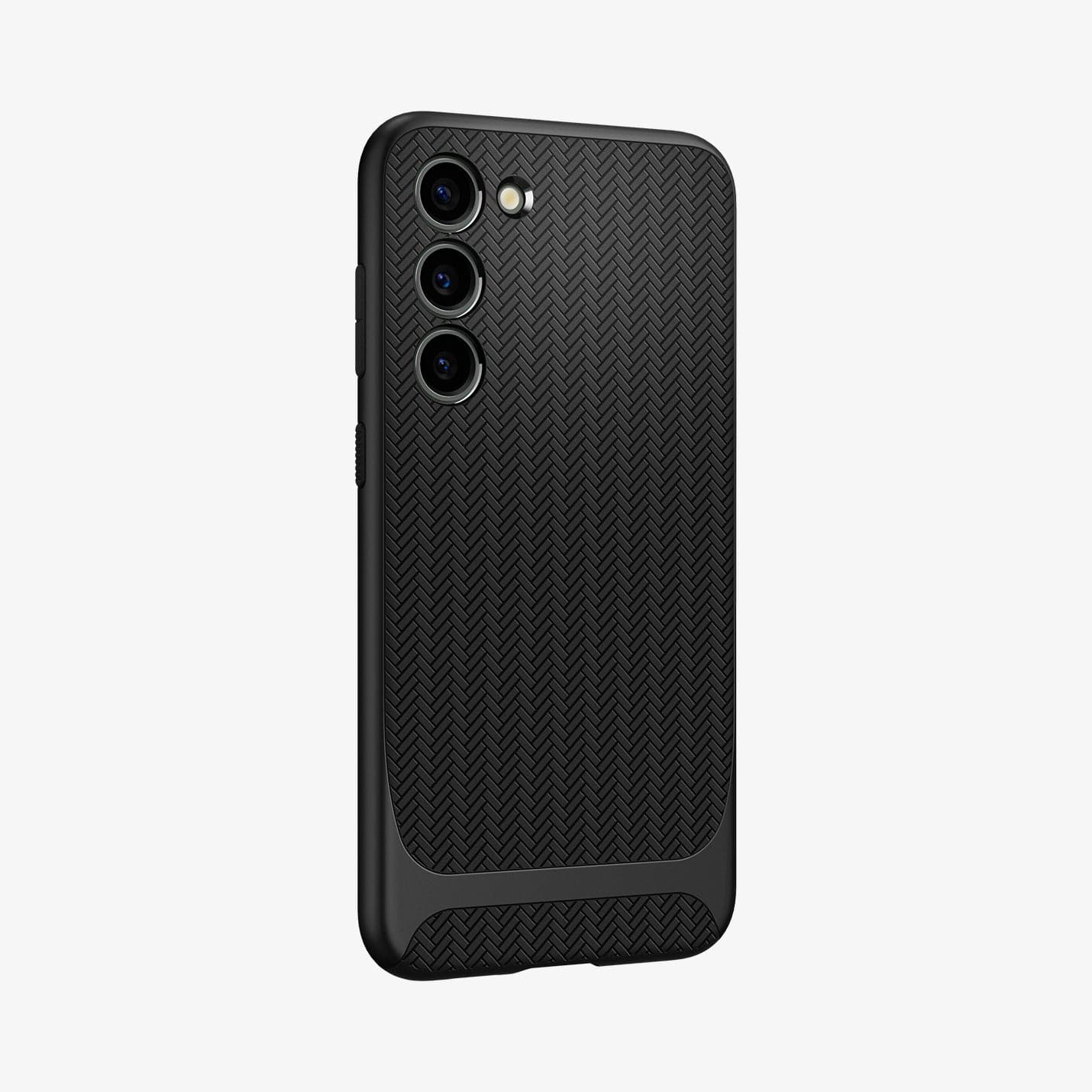 ACS05721 - Galaxy S23 Case Neo Hybrid in black showing the back and partial side