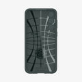ACS06088 - Galaxy S23 Case Optik Armor in abyss green showing the inside of case