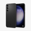 ACS05661 - Galaxy S23 Plus Case Thin Fit in black showing the back and front