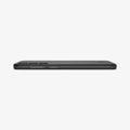 ACS05707 - Galaxy S23 Case Thin Fit in black showing the side and partial back with device laying flat
