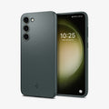 ACS06084 - Galaxy S23 Case Thin Fit in abyss green showing the back and front
