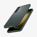 ACS06084 - Galaxy S23 Case Thin Fit in abyss green showing the back, front and sides