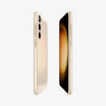 ACS06083 - Galaxy S23 Case Thin Fit in pearled ivory showing the sides, partial back and front