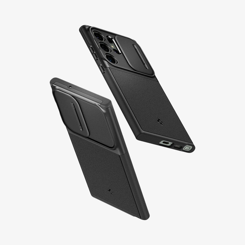  Spigen Optik Armor Designed for Galaxy S23 Ultra Case (2023) -  Black : Cell Phones & Accessories