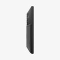 ACS05628 - Galaxy S23 Ultra Case Slim Armor CS in black showing the side and partial back