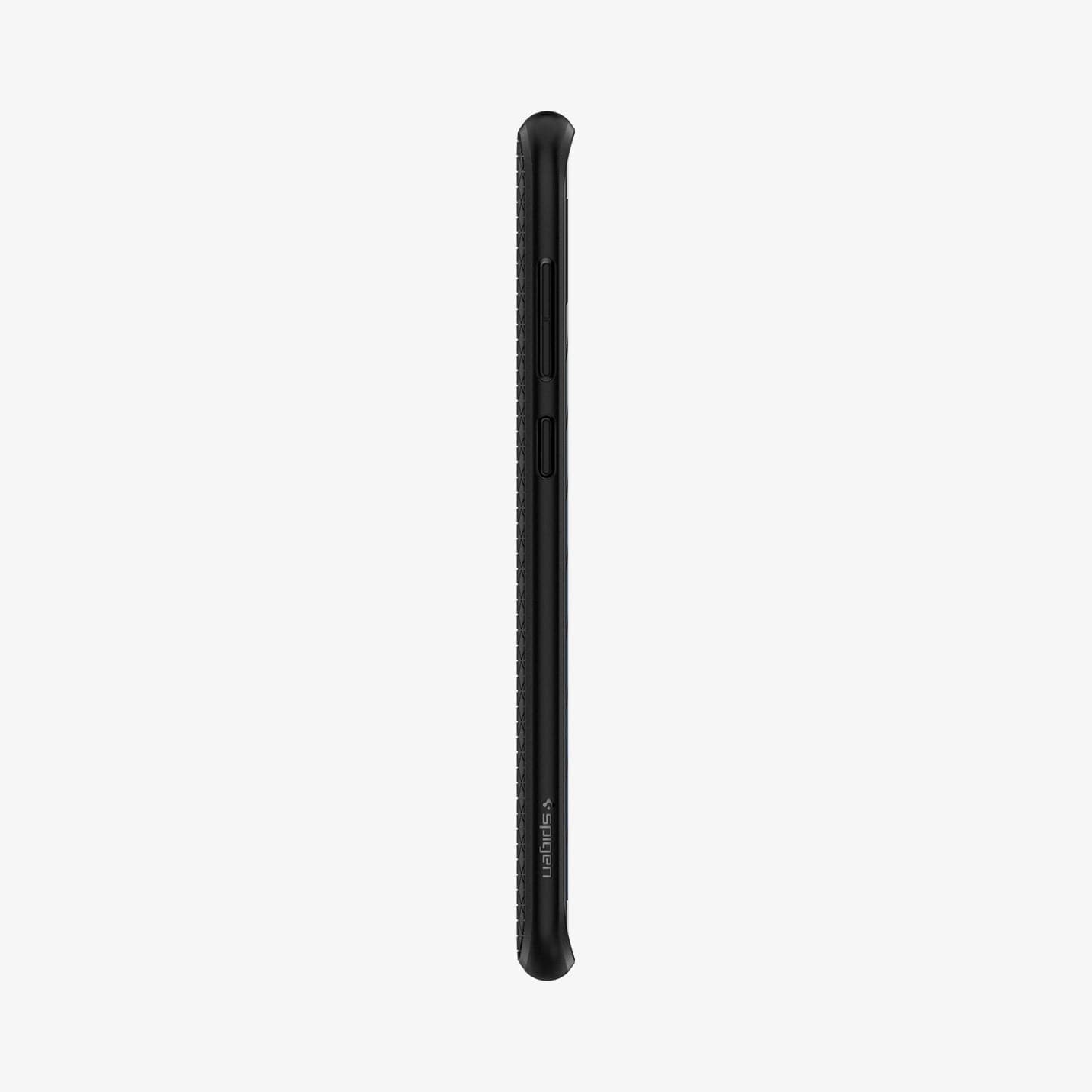 571CS21663 - Galaxy S8 Series Liquid Air Case in black showing the side