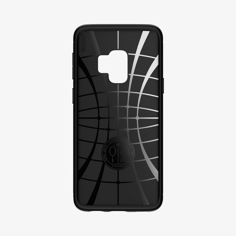 592CS22834 - Galaxy S9 Series Rugged Armor Case in black showing the inside of case