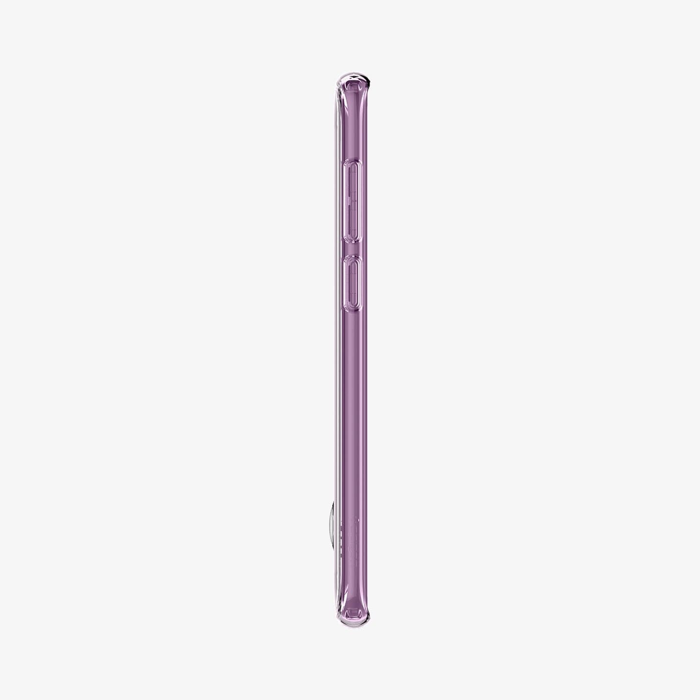 592CS22841 - Galaxy S9 Series Ultra Hybrid S Case in crystal clear showing the side