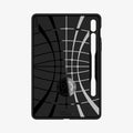 ACS01605 - Galaxy Tab S8 Case Tough Armor Pro in gunmetal showing the inside of case