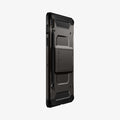 ACS01605 - Galaxy Tab S8 Case Tough Armor Pro in gunmetal showing the back and side