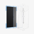 AGL04226 - Galaxy Tab S8 Ultra Screen Protector EZ Fit GLAS.tR showing the device, screen protector and ez fit tray
