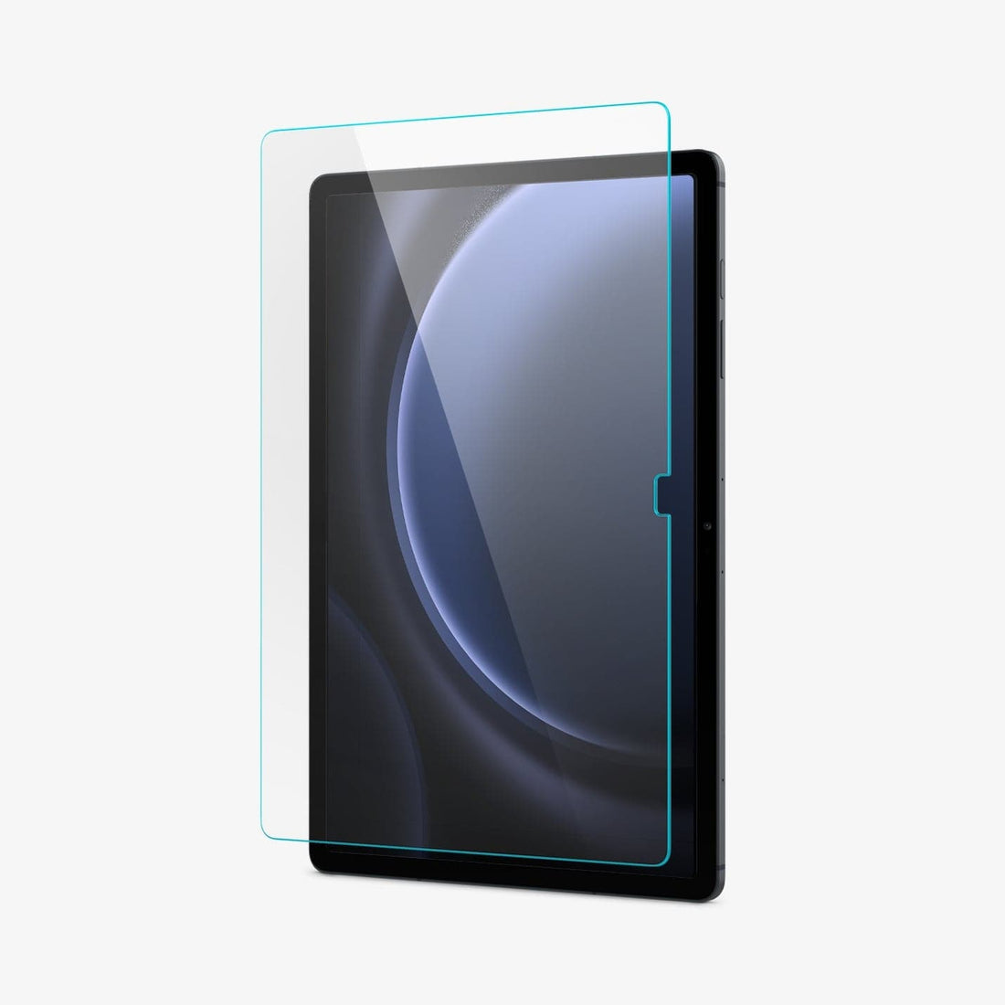 AGL07001 - Galaxy Tab S9 FE+ Series Screen Protector EZ FIT GLAS.tR showing the device, screen protector and packaging