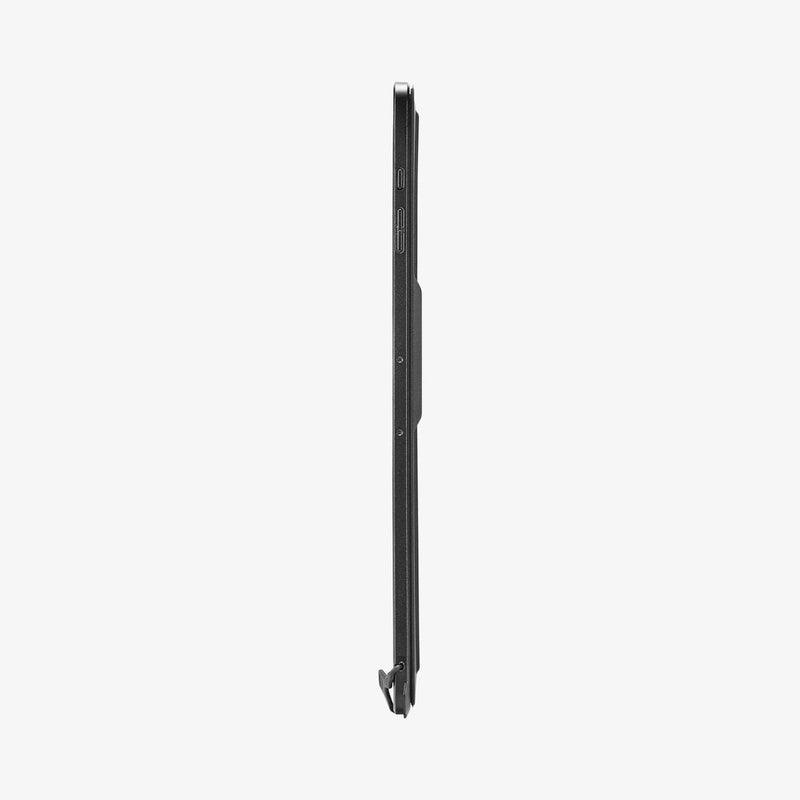 ACS06834 - Galaxy Tab S9 Ultra Case Thin Fit Pro in black showing the side with volume controls