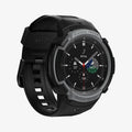 ACS03652 - Galaxy Watch 4 Classic (46mm) Case Rugged Armor Pro in charcoal gray showing the front and side