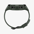 ACS04326 - Galaxy Watch 4 Classic (46mm) Case Rugged Armor Pro in military green showing the side