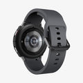 ACS03138 - Galaxy Watch 5/4 (44mm) Case Liquid Air in matte black showing the back and inside of band