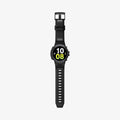 ACS03164 - Galaxy Watch 5/4 (44mm) Case Rugged Armor Pro in charcoal gray showing the front with watch band laid out flat