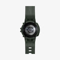ACS04325 - Galaxy Watch 5/4 (44mm) Case Rugged Armor Pro in military green showing the back with watch band laid out flat