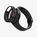 ACS05185 - Galaxy Watch 5 Pro (45mm) Case Liquid Air in matte black showing the case hovering in front of watch face