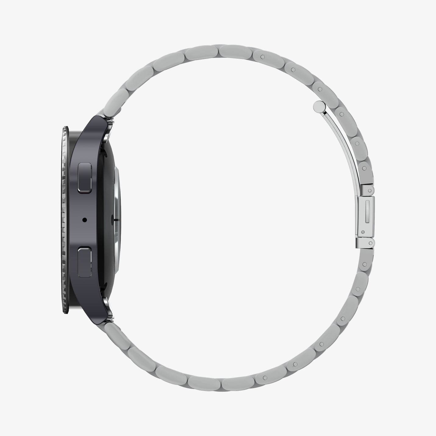 ACS06865 - Galaxy Watch 6 (44mm) Bezel Tune in black showing the side