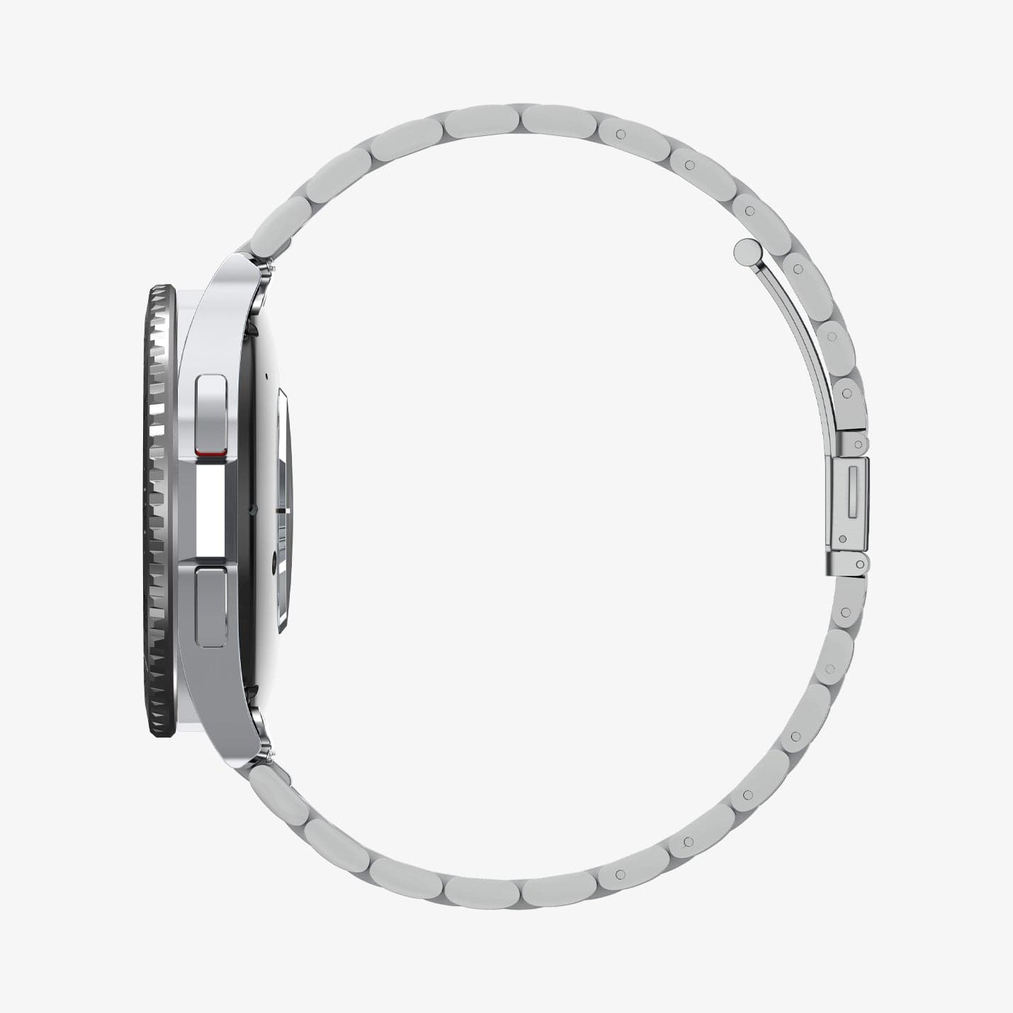 ACS06863 - Galaxy Watch 6 Classic (43mm) Bezel Tune in black showing the side