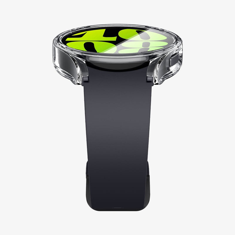 ACS06497 - Galaxy Watch 6 (44mm) Case Ultra Hybrid in crystal clear showing the bottom and partial front