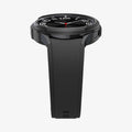 ACS06395 - Galaxy Watch 6 Classic (43mm) Case Liquid Air in matte black showing the bottom and partial front