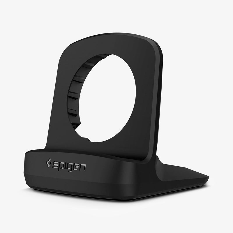 AMP01859 - Galaxy Watch Night Stand S352 in black showing the front and partial side