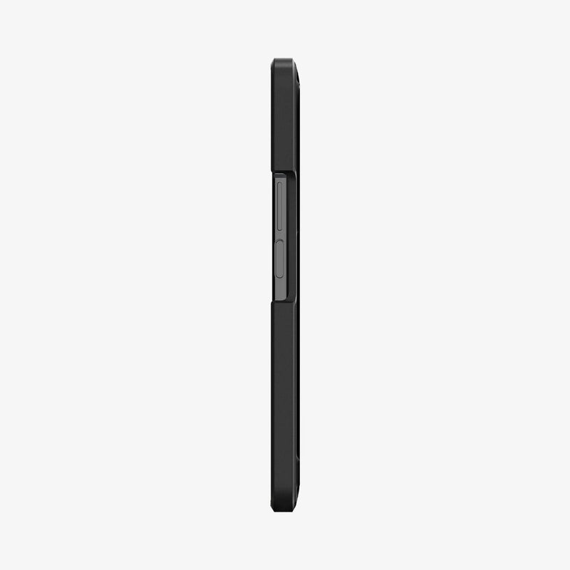ACS03688 - Galaxy Z Fold 3 Case Thin Fit Pro in black showing the side
