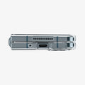 ACS05100 - Galaxy Z Fold 4 Case Ultra Hybrid in crystal clear showing the bottom