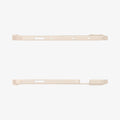 ACS06210 - Galaxy Z Fold 5 Case Thin Fit Pro in pearled ivory showing the top and bottom with precise cutouts