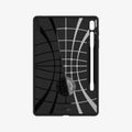 ACS00220 - Galaxy Tab S6 Case Rugged Armor in matte black showing the inside of case