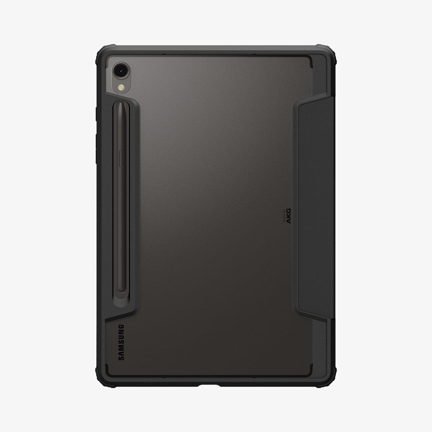 ACS07077 - Galaxy Tab S9 Case Ultra Hybrid Pro in black showing the back