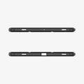 ACS07077 - Galaxy Tab S9 Case Ultra Hybrid Pro in black showing the top and bottom with precise cutouts