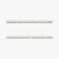 ACS06836 - Galaxy Tab S9+ Case Ultra Hybrid Pro in gray showing the top and bottom with precise cutouts