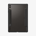 ACS07076 - Galaxy Tab S9 Plus Case Ultra Hybrid Pro in black showing the back