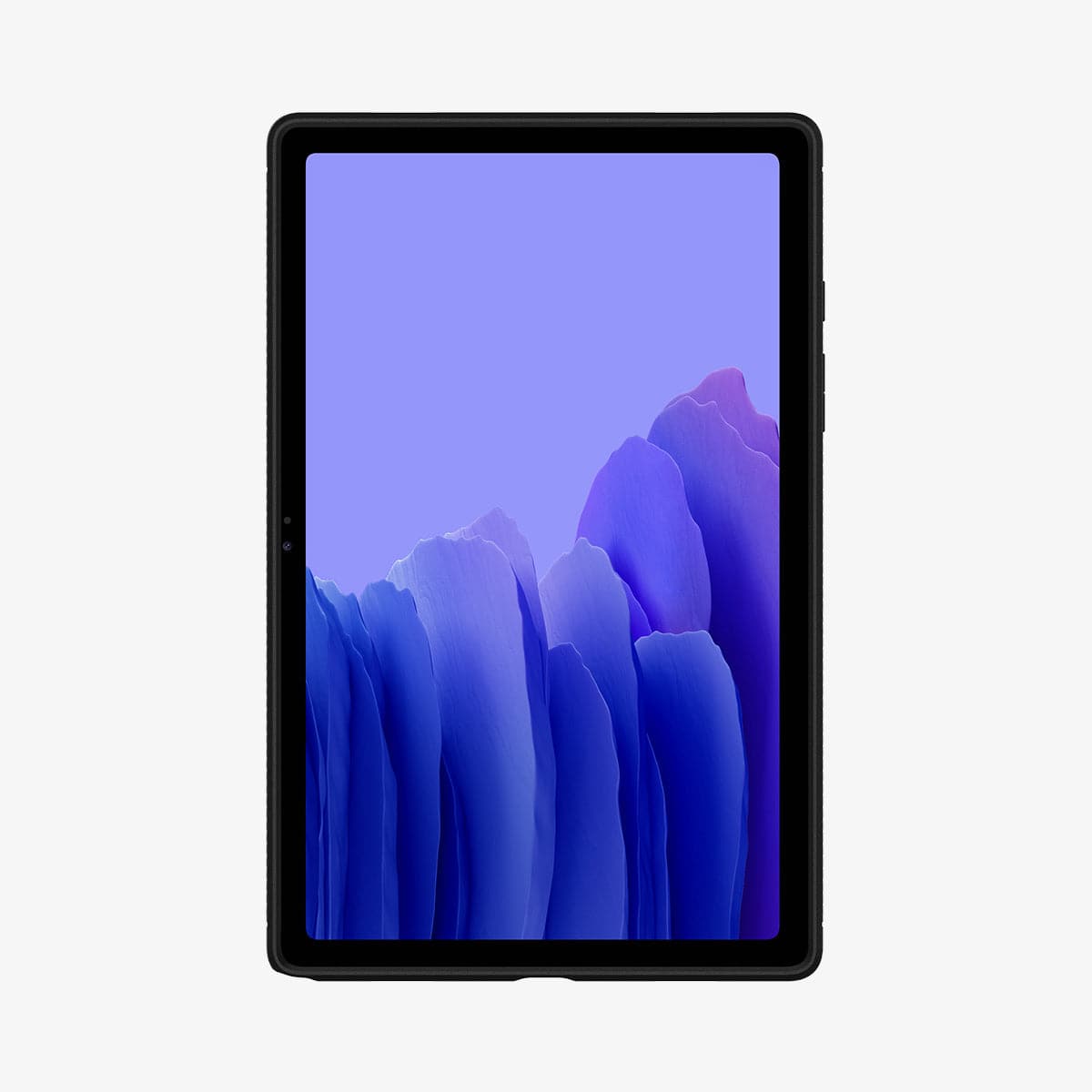 ACS01562 - Galaxy Tab A7 Case Rugged Armor in matte black showing the front
