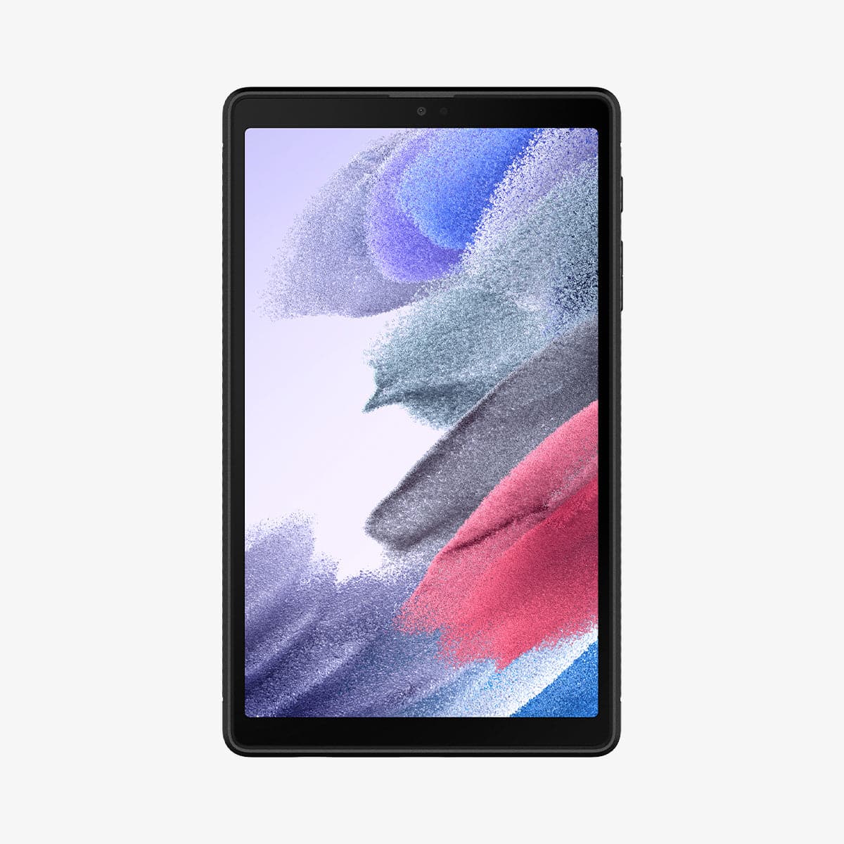 ACS02863 - Galaxy Tab A7 Lite Case Rugged Armor in matte black showing the front