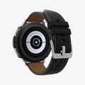 ACS03141 - Galaxy Watch 4 Classic (42mm) Case Liquid Air in matte black showing the back and inside of band