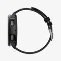 ACS03141 - Galaxy Watch 4 Classic (42mm) Case Liquid Air in matte black showing the side