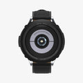 ACS03140 - Galaxy Watch 4 Classic (46mm) Case Liquid Air in matte black showing the back